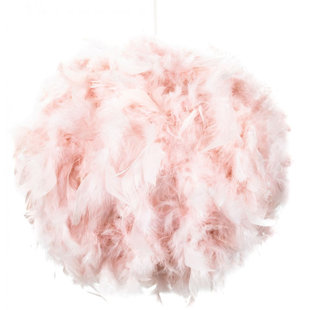 White 5 Light Elegance Chandelier with White Shades and Pink Medium Sashes White 5 Light Elegance Chandelier with White Shades and Pink Medium Sashes